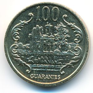 Парагвай, 100 гуарани (1990 г.)