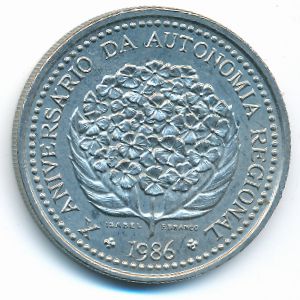 Azores, 100 escudos, 1986