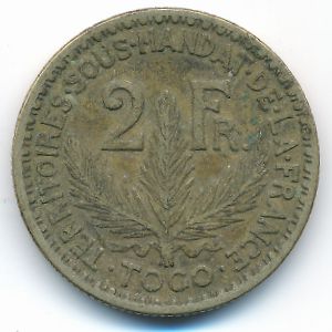Togo, 2 francs, 1925