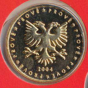 Албания., 50 евроцентов (2004 г.)