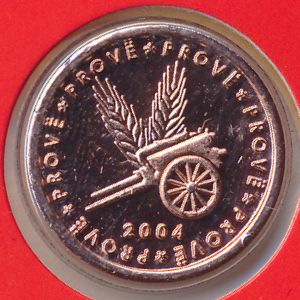 Албания., 2 евроцента (2004 г.)