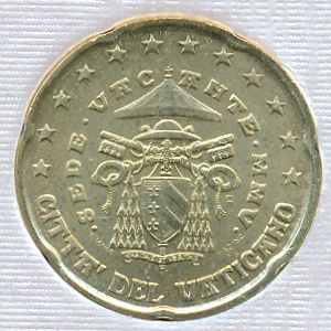 Ватикан, 20 евроцентов (2005 г.)