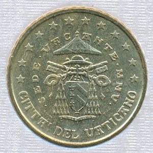 Vatican City, 50 euro cent, 2005