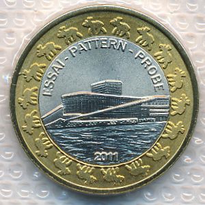 Норвегия., 1 евро (2011 г.)