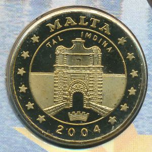 Мальта., 50 евроцентов (2004 г.)