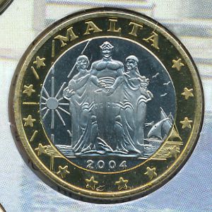 Malta., 1 евро, 