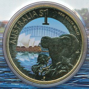 Australia, 1 dollar, 2009