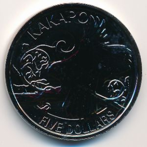 Новая Зеландия, 5 долларов (2009 г.)