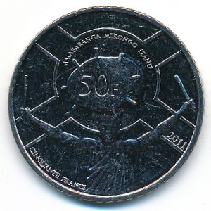 Burundi, 50 francs, 2011