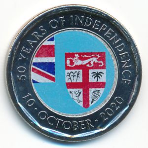 Фиджи, 50 центов (2020 г.)