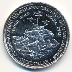 Cook Islands, 1 доллар, 2004