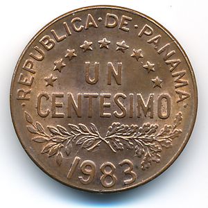 Panama, 1 centesimo, 1961–1987