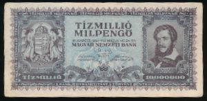 Hungary, 10000000 пенгё, 1946