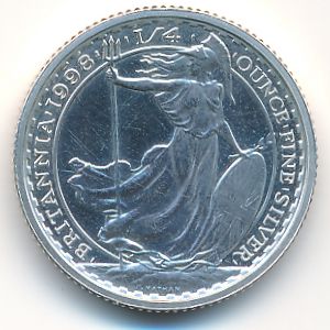 Великобритания, 50 пенсов (1998 г.)