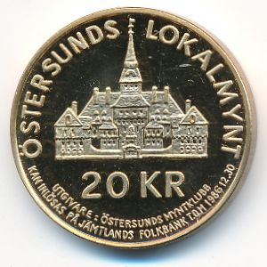 Швеция., 20 крон (1986 г.)