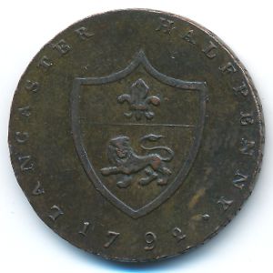 Великобритания, 1/2 пенни (1792 г.)