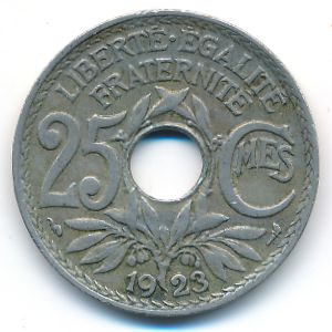 Франция, 25 сентим (1923 г.)