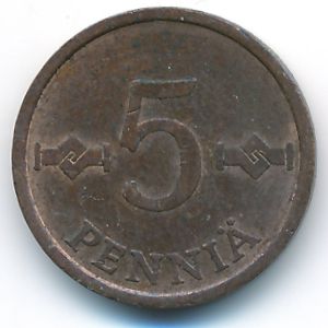 Финляндия, 5 пенни (1967 г.)