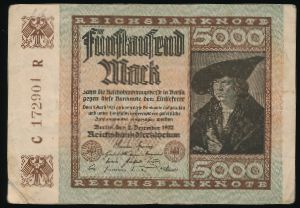 Germany, 5000 марок, 1922