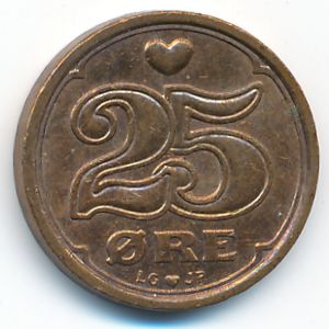 Дания, 25 эре (1991 г.)