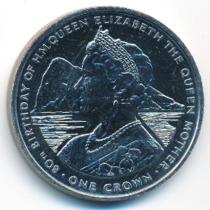 Гибралтар, 1 крона (1980 г.)