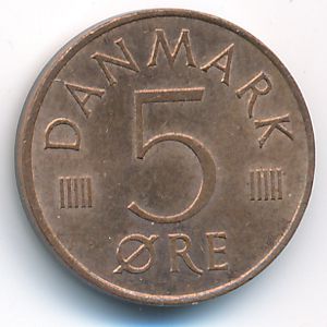 Дания, 5 эре (1973 г.)