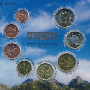 Andorra, Набор монет, 2015