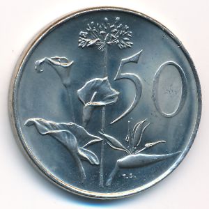 ЮАР, 50 центов (1972 г.)