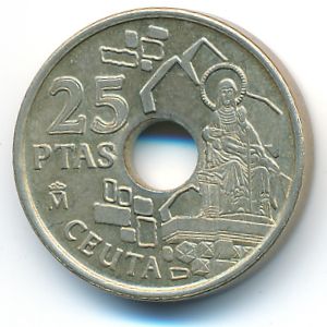 Испания, 25 песет (1998 г.)