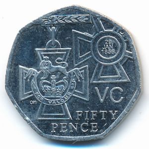 Great Britain, 50 pence, 2006–2007