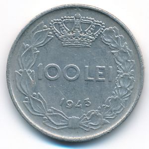Romania, 100 lei, 1943