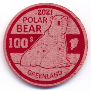Greenland., 100 долларов, 