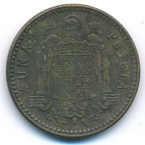 Spain, 1 peseta, 1947