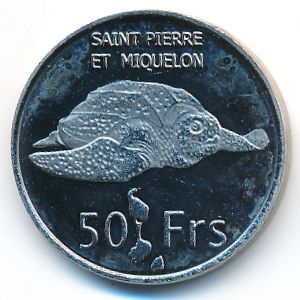 Saint Pierre and Miquelon, 50 франков, 