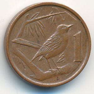 Каймановы острова, 1 цент (2005 г.)