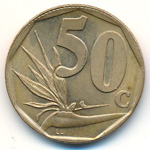 ЮАР, 50 центов (1996 г.)