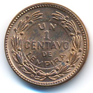 Honduras, 1 centavo, 1957
