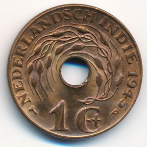 Netherlands East Indies, 1 cent, 1945