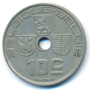 Бельгия, 10 сентим (1938 г.)