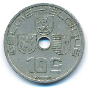 Бельгия, 10 сентим (1939 г.)