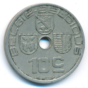 Бельгия, 10 сентим (1939 г.)