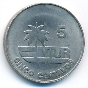 Cuba, 5 centavos, 1981
