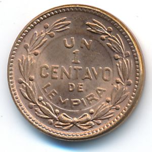 Honduras, 1 centavo, 1957