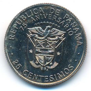 Панама, 25 сентесимо (1978 г.)