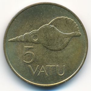 Вануату, 5 вату (1990 г.)