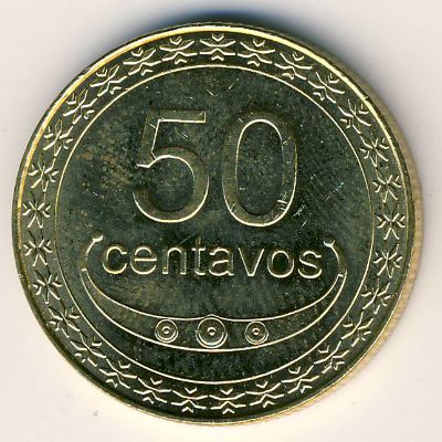 East Timor, 50 centavos, 2003–2013
