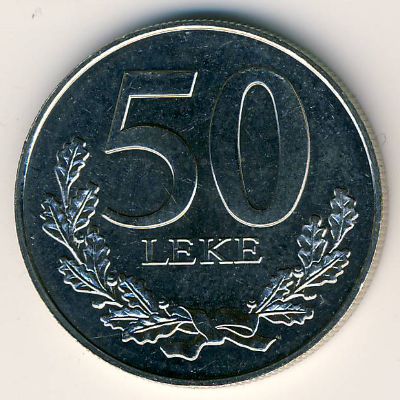 Albania, 50 leke, 1996–2000