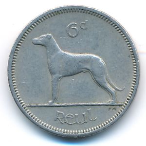 Ireland, 6 pence, 1964