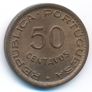Guinea-Bissau, 50 centavos, 1952