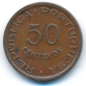 Angola, 50 centavos, 1961